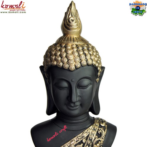 large resin buddha head